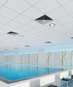 plafond piscine intérieure